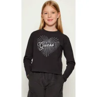 Bluzy dla dziewczynek - Guess Bluzka Regular Fit - miniaturka - grafika 1