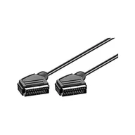 Kable - Kabel łączący Scart, niklowany, ø 7 mm - Długość kabla 5 m - miniaturka - grafika 1