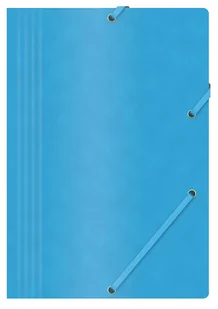 OFFICE PRODUCTS TECZKA Z GUMKĄ A4 PRESZPAN 390g NIEBIESKA O-PR - Teczki i skoroszyty - miniaturka - grafika 1
