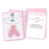 Kartki okolicznościowe i zaproszenia - Kukartka Karnet Urodziny Roczek - miniaturka - grafika 1