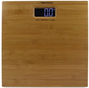 Elektroniczna Waga Łazienkowa Do 180KG Bambusowa - Wagi łazienkowe - miniaturka - grafika 1