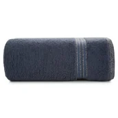 Ręczniki - Eurofirany B.B. CHOCZYŃSCY SPÓŁKA JAWNA Ręcznik Kąpielowy Filon (09) 50 x 90 Granatowy 1220747 - miniaturka - grafika 1