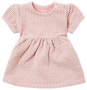 Sukienki - Noppies Baby Girls Dress Ness Short Sleeve Stripe Sukienka do gry dla dzieci, Rose Dawn - N026, 50 - miniaturka - grafika 1