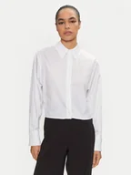 Koszule damskie - Calvin Klein Koszula K20K208068 Biały Regular Fit - miniaturka - grafika 1