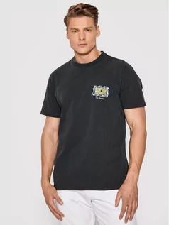 Koszulki męskie - Rip Curl T-Shirt Mind Wave Logo CTERL9 Szary Relaxed Fit - grafika 1
