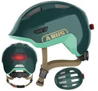 Kaski rowerowe - Kask rowerowy dziecięcy ABUS SMILEY 3.0 ACE LED royal green M (50-55cm) - miniaturka - grafika 1