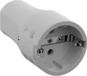 Gniazdka elektryczne - Bachmann Złącze uziemiające BACHMANN CEE 7/3 16A/250VAC, montaż, szary - miniaturka - grafika 1