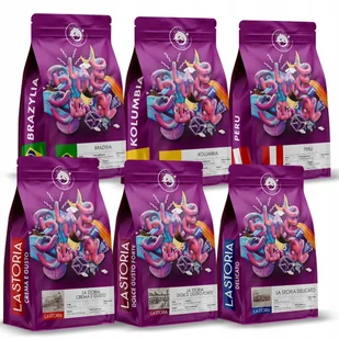 Kawa Ziarnista - Świeżo Palona Zestaw Tastingowy 6X200G - Blue Orca Coffee - Kawa - miniaturka - grafika 1
