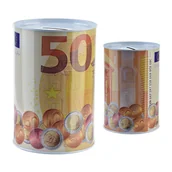 Skarbonki - Ekskluzywna metalowa skarbonka Adi 10x15 cm - elegancja i funkcjonalność - miniaturka - grafika 1