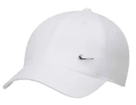 Czapki damskie - Czapka z daszkiem NIKE Dri-FIT Club biała r S/M - miniaturka - grafika 1