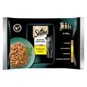 Mokra karma dla kotów - Sheba Selection Select Slices Drobiowe Smaki – Mokra karma dla kota 4×85 g - miniaturka - grafika 1