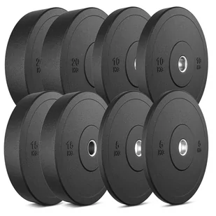 Marbo Sport Bumpery zestaw 100 kg MW-Bumper - - Obciążenia - miniaturka - grafika 1