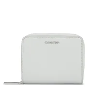 Portfele - Mały Portfel Damski Calvin Klein Ck Must K60K611937 Szary - miniaturka - grafika 1