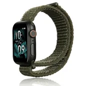 Paski - Beline pasek Apple Watch Nylon 38/40/41mm cargo khaki - miniaturka - grafika 1