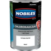 Emalie - Emalia chlorokauczukowa Biały 0,9 l NOBILES - miniaturka - grafika 1