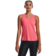 Koszulki i topy damskie - Damska koszulka bez rękawów UNDER ARMOUR UA ISO CHILL LASER TANK 1376811-600 – Różowy - miniaturka - grafika 1