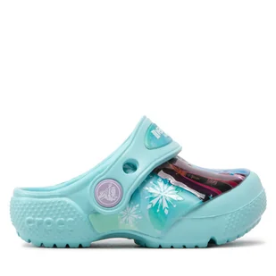 Klapki Crocs FROZEN Fl Disney Frozen II Clog T 206804 Niebieski - Buty dla dziewczynek - miniaturka - grafika 1