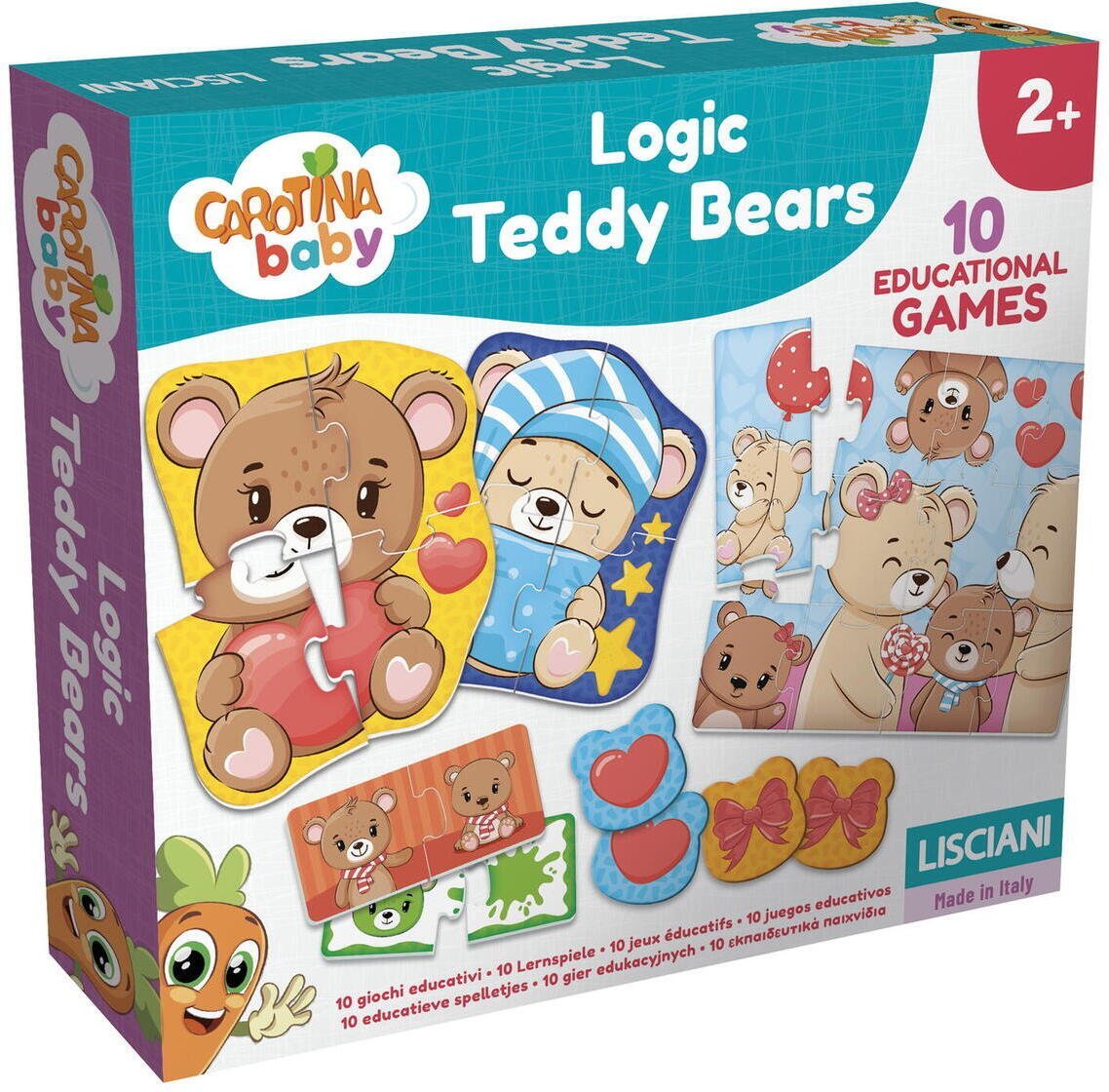 Lisciani Carotina Baby Logic Teddy Bears 304-119974