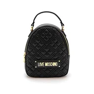 Torebki damskie - Love Moschino Damski plecak na talię Borsa pikowany Pu Nero, czarny, 22 x 19 x 9 - miniaturka - grafika 1