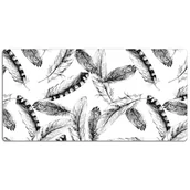 Podkładki na biurko - Mata ochronna na biurko Ptasie pióra 120x60 cm - miniaturka - grafika 1
