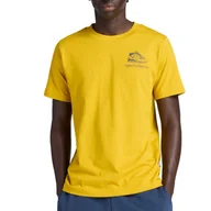 Koszulki męskie - Koszulka męska NB MT53962BQG LEFT CHEST SHOE SKETCH T-S Żółta - miniaturka - grafika 1