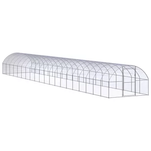 shumee shumee Klatka zewnętrzna dla kurcząt 3x20x2 m stal galwanizowana - Akcesoria do hodowli zwierząt - miniaturka - grafika 1