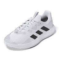 Trampki męskie - adidas Solematch Control M Clay, Męskie trampki, Ftwr White Core Black Matte Silver, 48 EU - miniaturka - grafika 1