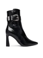 Botki damskie - Steve Madden Botki Stashed SM11004780 Czarny - miniaturka - grafika 1
