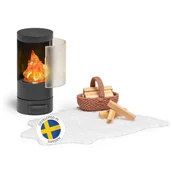 Akcesoria dla lalek - Kominek do domku dla lalek - miniaturka - grafika 1