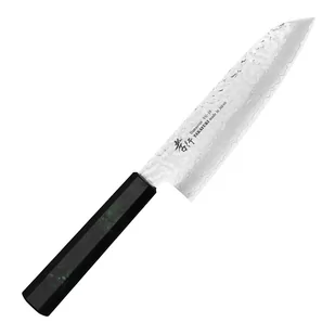 Sakai Takayuki Nanairo VG-10 Green Nóż Santoku 17 cm - Noże kuchenne - miniaturka - grafika 1