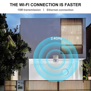 Zewnętrzna kamera WiFi TALLPOWER C48, HD 2K 4MP, noktowizja, 360° obrotu i nachylenia, detekcja ruchu, klasa wodoodporności IP65 - Kamery IP - miniaturka - grafika 5