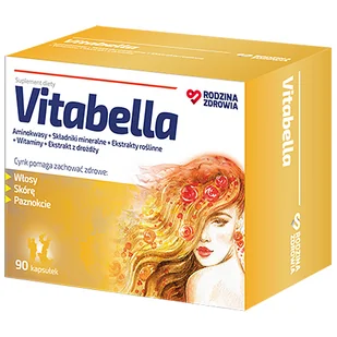 Vitabella, 90 kapsułek - Włosy, skóra, paznokcie - miniaturka - grafika 1