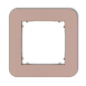 Klawisze i ramki - Karlik Ramka pojedyncza zaokrąglona MINI - łososiowy - miniaturka - grafika 1