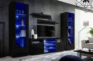 Meble do sypialni - Zestaw Mebli Simplicity Meblościanka Wiele Kolorów POLSKI PRODUKT LED RGB - miniaturka - grafika 1