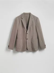 Reserved - Marynarka slim fit z domieszką wiskozy - brązowy - Kurtki męskie - miniaturka - grafika 1