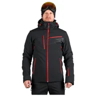 Kurtki męskie - Męska kurtka narciarska Northfinder Bartalan Rozmiar: L / Kolor: czarny/czerwony - miniaturka - grafika 1