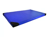 Maty do ćwiczeń - Materac gimnastyczny UNDERFIT 200 x 120 x 5 cm twardy niebieski - miniaturka - grafika 1