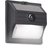 Lampy ogrodowe - Aigostar - Czujnikowe lampy słoneczne LED 3,7V 6500K 500 mAh IP65 czarne - miniaturka - grafika 1