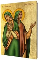 Ikony i obrazy sakralne - Święte Perpetua i Felicyta - ikona religijna - miniaturka - grafika 1