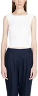 Koszulki i topy damskie - Sisley T-shirt damski, White 101, M - miniaturka - grafika 1