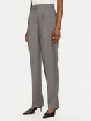 Spodnie damskie - Vila Spodnie materiałowe Riley 14101013 Szary Regular Fit - miniaturka - grafika 1