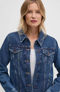 Pepe Jeans kurtka jeansowa REGULAR JACKET damska kolor granatowy przejściowa PL402432CT9 - Kurtki damskie - miniaturka - grafika 1