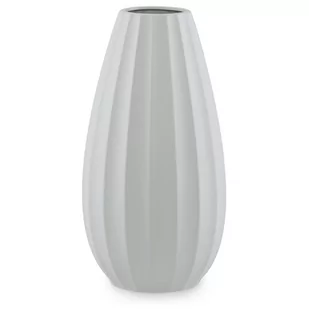 Wazon COB kolor szary styl boho do wewnątrz ameliahome - VASE/AH/COB/GREY/18X33,5 - Wazony i flakony - miniaturka - grafika 1