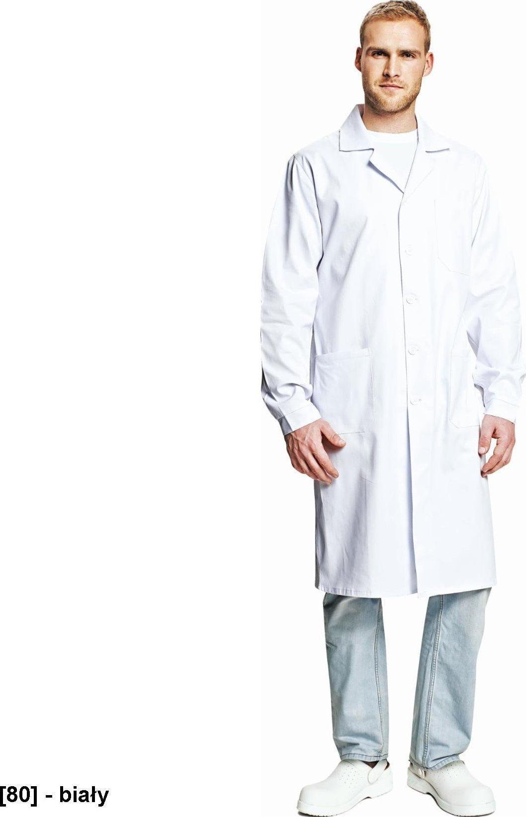 CERVA FERN - męski fartuch roboczy z długim rękawem 50