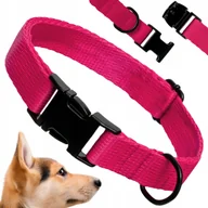 Obroże dla psów - Obroża dla psa mocna z metalowa klamra regulowana rozmiar L 2cm 31cm-49cm - miniaturka - grafika 1