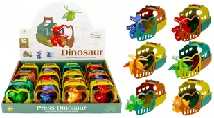 Mega Creative Figurka Transporter + dinozaur HY-757 - Figurki dla dzieci - miniaturka - grafika 1