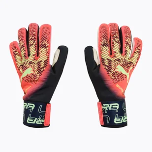 Rękawice bramkarskie PUMA Ultra Grip 1 Hybrid fiery coral/fizzy light - Piłka nożna - miniaturka - grafika 1