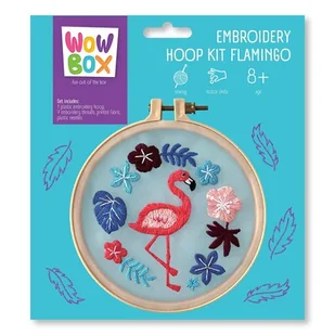 Zestaw kreatywny WOW BOX Haftowanie Flaming WOW0921 - Zabawki kreatywne - miniaturka - grafika 1