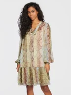 Sukienki - Guess Sukienka codzienna W3RK01 WDW52 Zielony Regular Fit - miniaturka - grafika 1