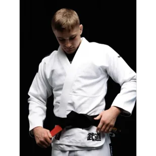 MANTO Kimono Do Bjj Gi SOCIETY White - Kimona, stroje i obuwie - miniaturka - grafika 1